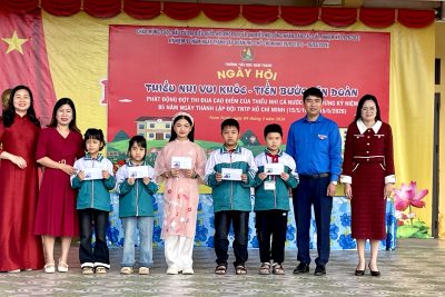 TRƯỜNG TIỂU HỌC NAM THANH TỔ CHỨC  NGÀY HỘI “THIẾU NHI VUI KHỎE – TIẾN BƯỚC LÊN ĐOÀN”