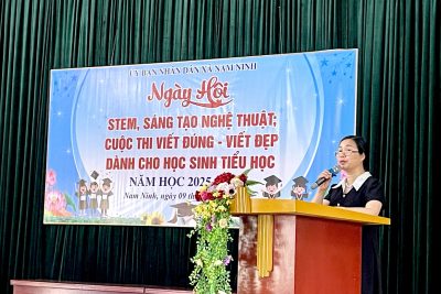 🎉 NGÀY HỘI STEM – SÁNG TẠO NGHỆ THUẬT & CUỘC THI VIẾT ĐÚNG – VIẾT ĐẸP XÃ NAM NINH🎉