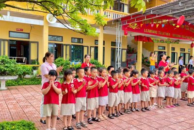 🎈 TIỂU HỌC NAM THANH HÂN HOAN CHÀO ĐÓN CÁC EM LỚP 5 TUỔI TRƯỜNG MẦM NON NAM THANH GHÉ THĂM VÀ TRẢI NGHIỆM! 🏫✨
