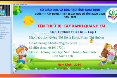 Thiết bị dạy học số – Lớp 1