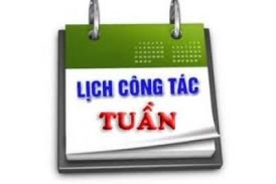 Lịch tuần 1 tháng 8